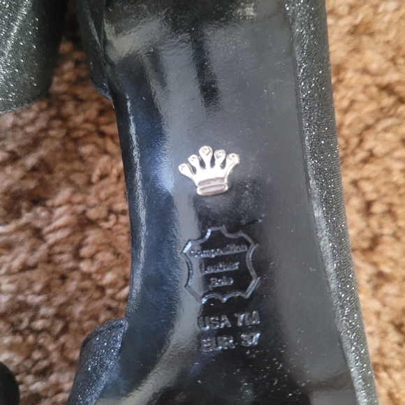 Nina D'Orsay Glitter Stilletos NWT - Picture 4 of 4